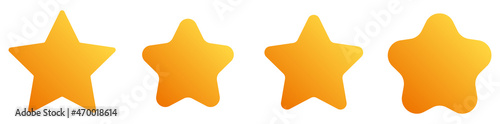 Star, starlet icon, symbol. Reward, top quality, stellar vector design elements series