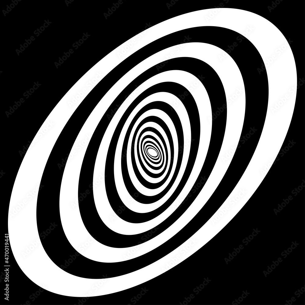 Abstract op-art element. Optical, visual art, artistic element illustration Abstract op-art element. Optical, visual art, artistic element illustration
