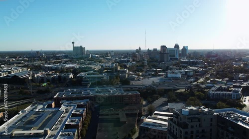 Downtown San Antonio, Texas. Exploring the riverwalk and many cool buildings.