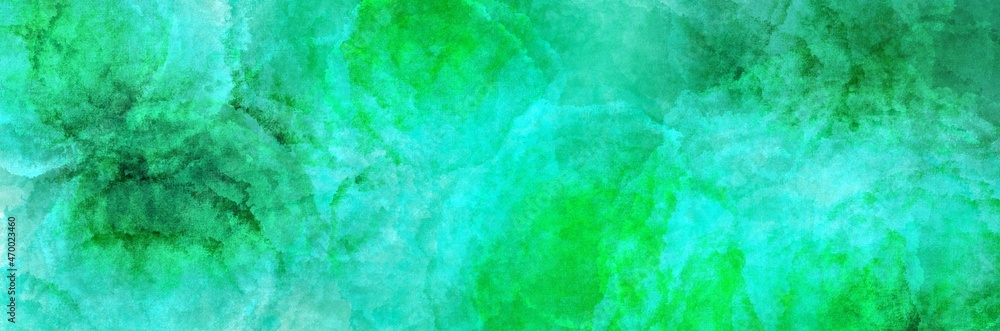 Abstract background painting art with green and teal blue paint brush for thanksgiving poster, banner, website, phone case design.