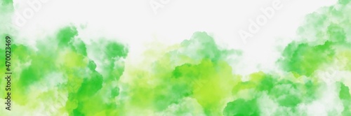 Abstract background painting art with white and green wet sponge paint brush for thanksgiving poster  banner  website  phone case design.