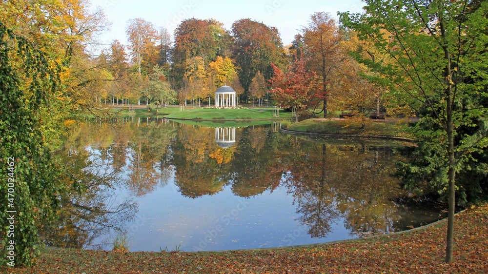 Parc de l'orangerie located in Strasbourg Alsace France