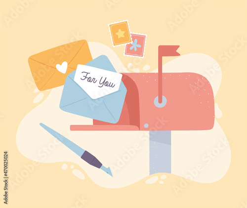 mailbox mail and letters