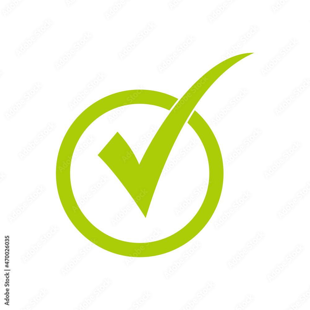 check mark icon vector illustration sign check mark icon vector illustration sign