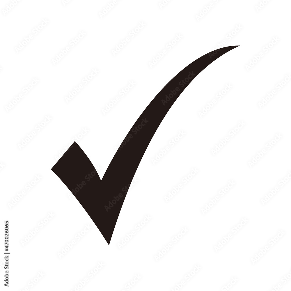 check mark icon vector illustration sign check mark icon vector illustration sign