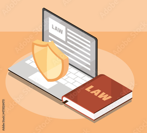 justice and law concept