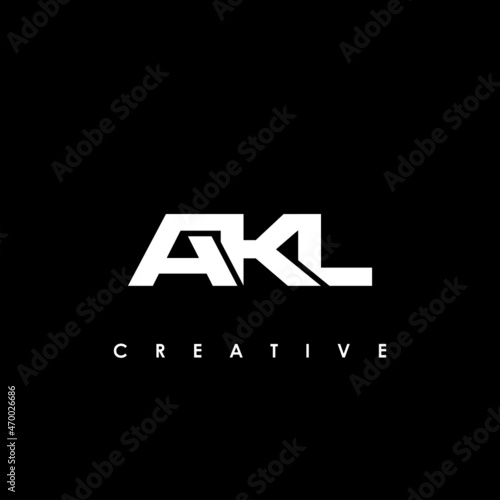 AKL Letter Initial Logo Design Template Vector Illustration