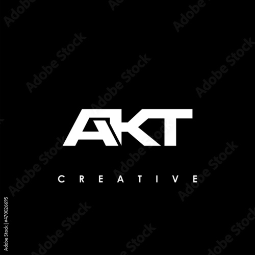 AKT Letter Initial Logo Design Template Vector Illustration