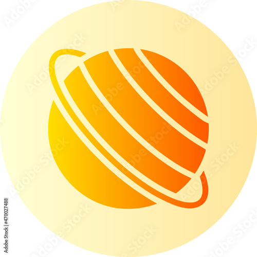 saturn gradient icon