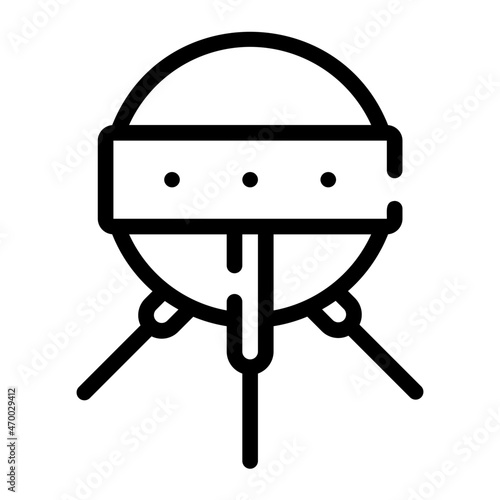 sputnik line icon