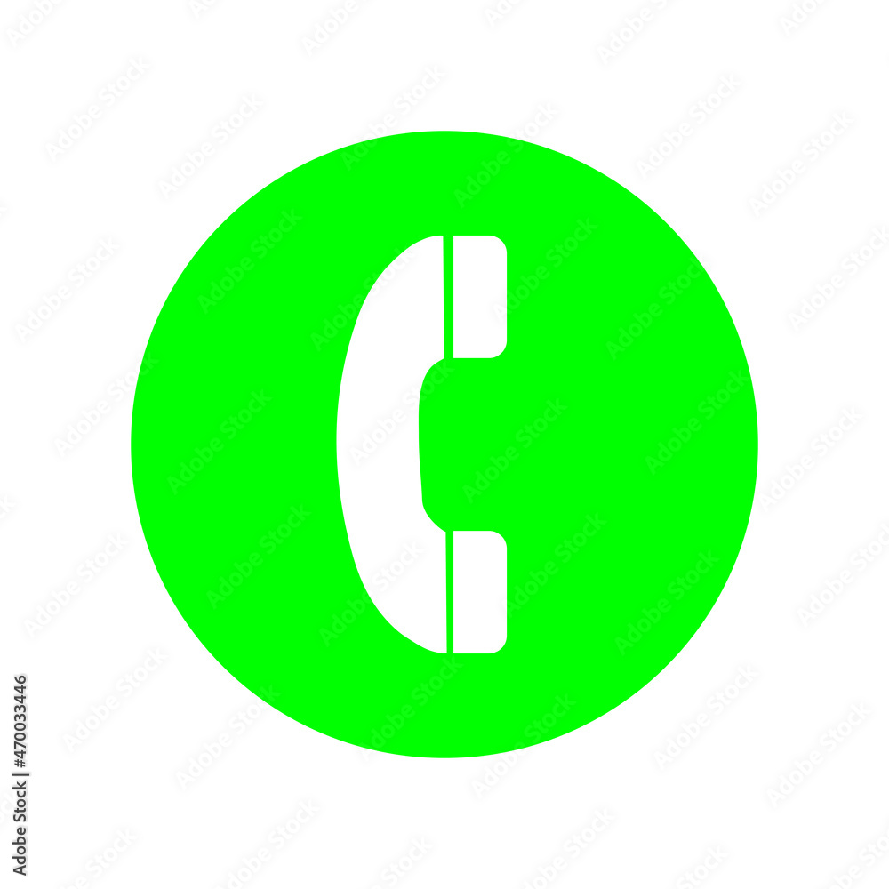 Phone icon, flat design template, vector Phone icon, flat design template, vector
