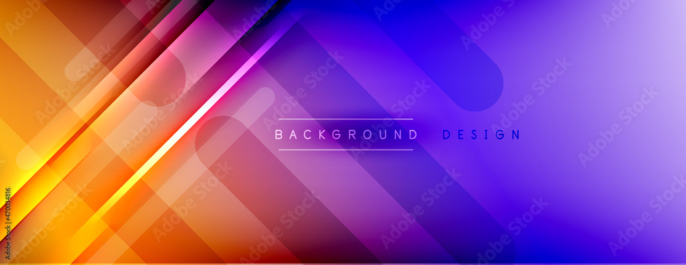 Abstract background - lines composition created with lights and shadows. Technology or business digital template. Trendy simple fluid color gradient abstract background with dynamic Abstract background - lines composition created with lights and shadows. Technology or business digital template. Trendy simple fluid color gradient abstract background with dynamic