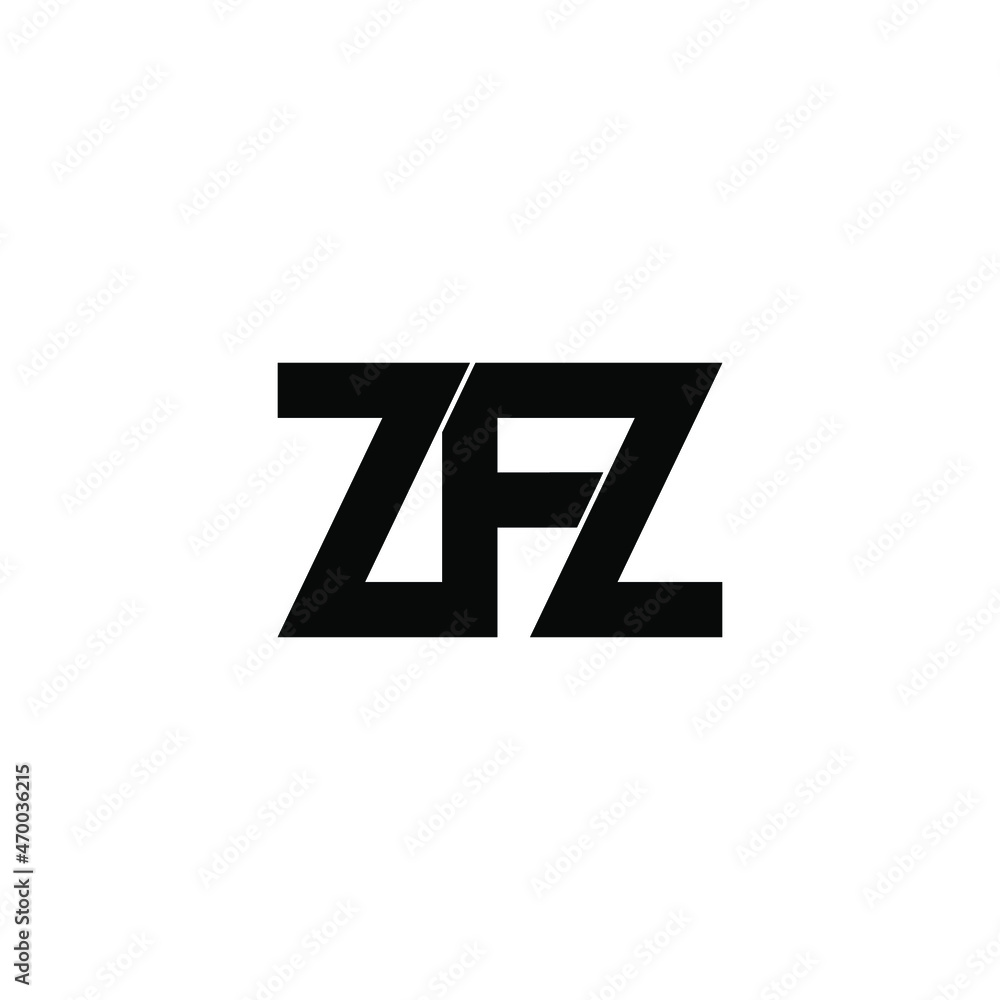 zfz initial letter monogram logo design zfz initial letter monogram logo design