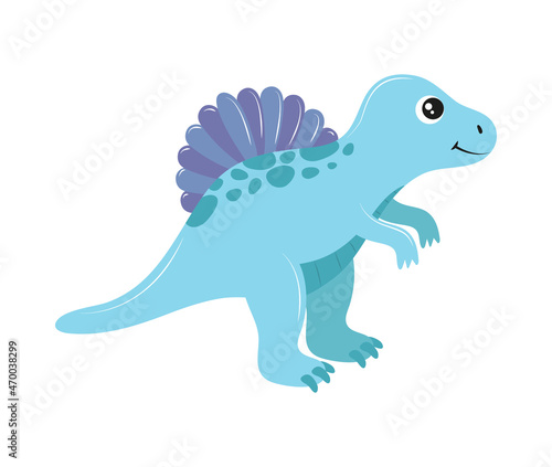 cute spinosaurus dinosaur