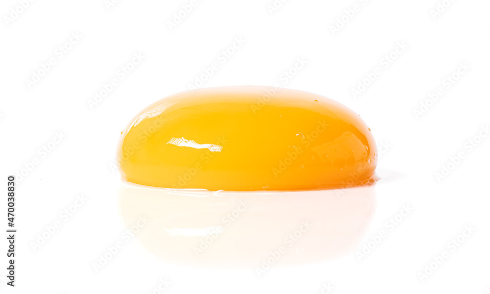 egg yolk isolated on white background with clipping path. egg yolk isolated on white background with clipping path.