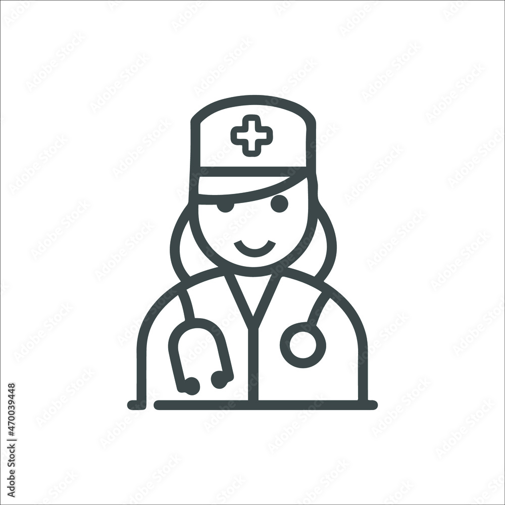 Doctor or healthcare physician icon