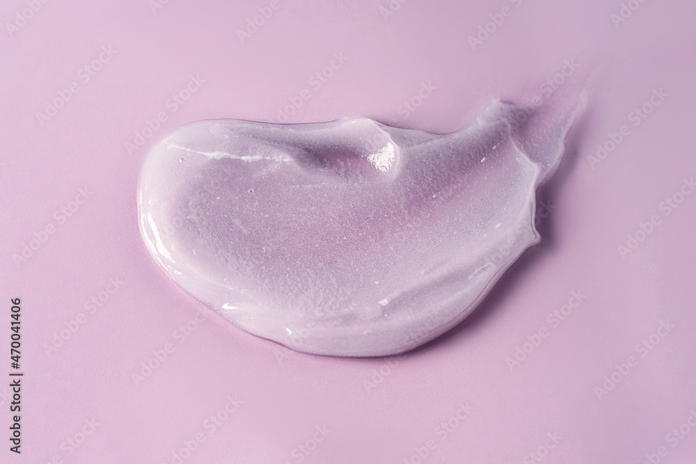 Cosmetic makeup sample of purple color on purple background. Cosmetic makeup sample of purple color on purple background.