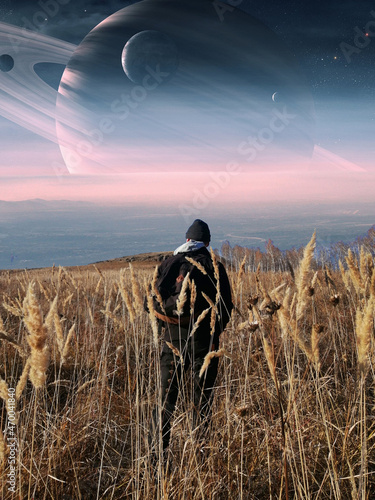 hiking on another planet