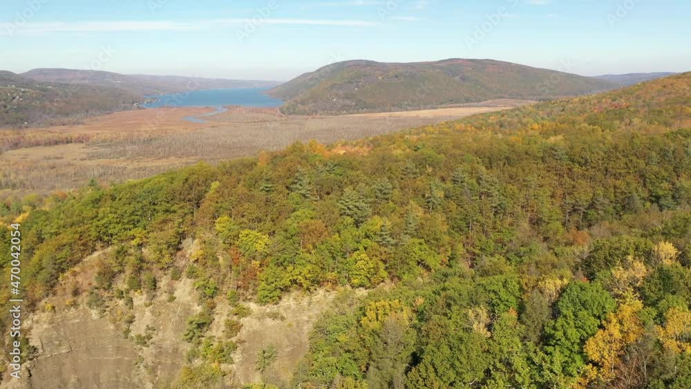 Aerial view of Conklin’s Gully in High Tor WMA, Naples, New York Aerial view of Conklin’s Gully in High Tor WMA, Naples, New York