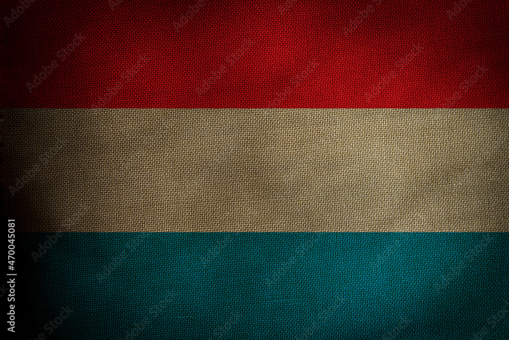 Central part flag of Luxembourg Central part flag of Luxembourg