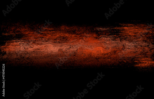 orange irregular wave brush for abstract background