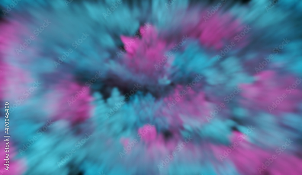 Pink and blue blur brushes, powerful for a mesmerizing background.