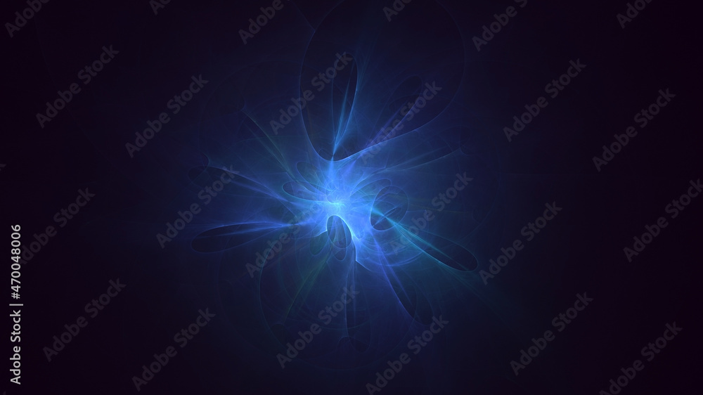 3D rendering abstract fractal light background 3D rendering abstract fractal light background