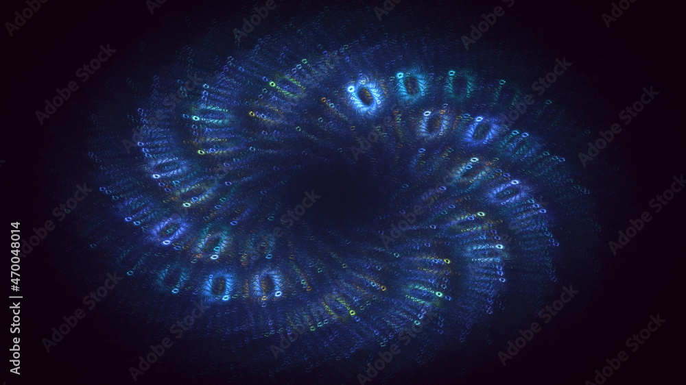 3D rendering abstract technology fractal background 3D rendering abstract technology fractal background