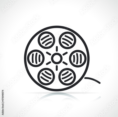 film or cinema coil icon