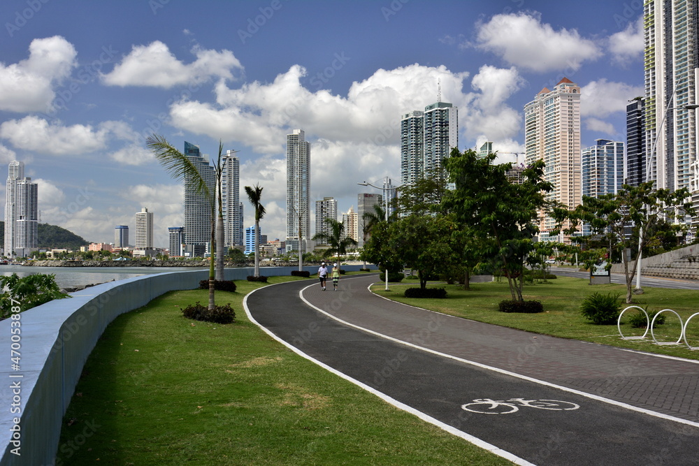 Rincones de la ciudad nueva de Panamá City, capital de Panamá, en Centroamérica Rincones de la ciudad nueva de Panamá City, capital de Panamá, en Centroamérica