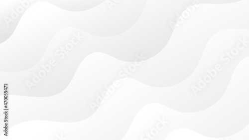 abstract modern white and grey gradient curve pattern background for website banner and presentation template design