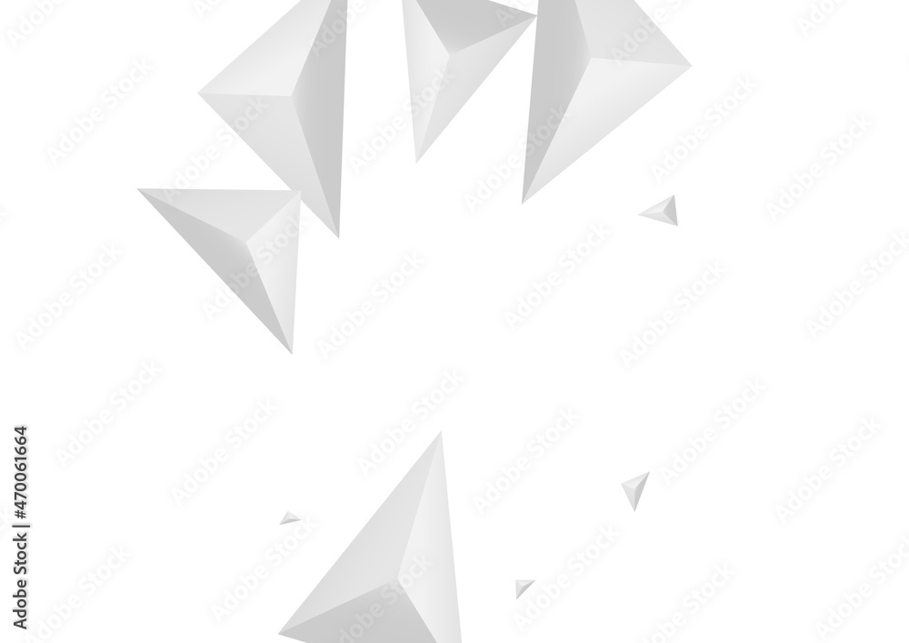 Grizzly Triangular Background White Vector. Pyramid Style Banner. Gray Geometry Tile. Crystal Art. Silver Polygon Backdrop. Grizzly Triangular Background White Vector. Pyramid Style Banner. Gray Geometry Tile. Crystal Art. Silver Polygon Backdrop.