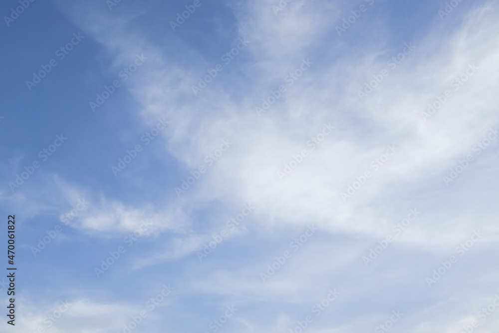 White beautiful cloudy in clear blue sky. White beautiful cloudy in clear blue sky.