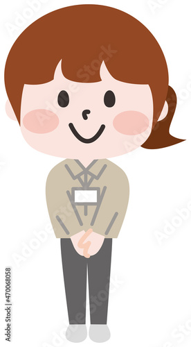 女性店員さん