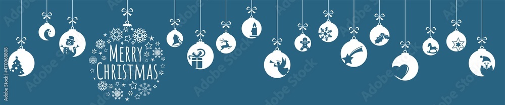 christmas greetings with snow flakes and baubles christmas greetings with snow flakes and baubles