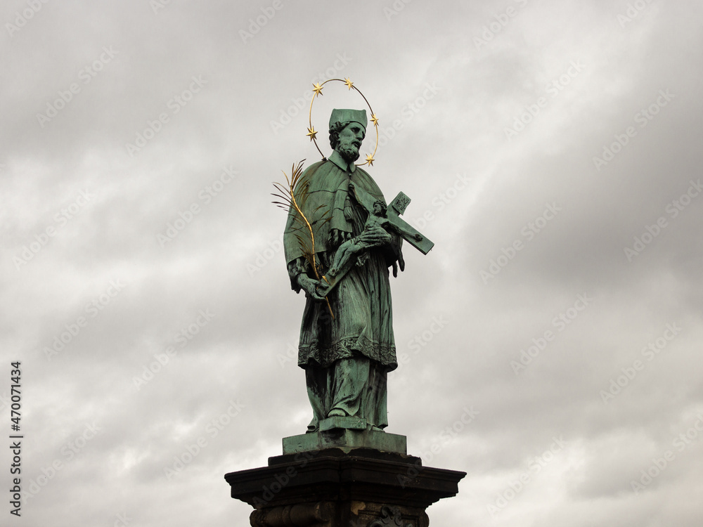 St. Peter Canisius statue at Charles bridge