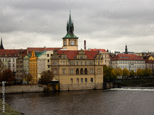Prague City taken from Charles Bridge