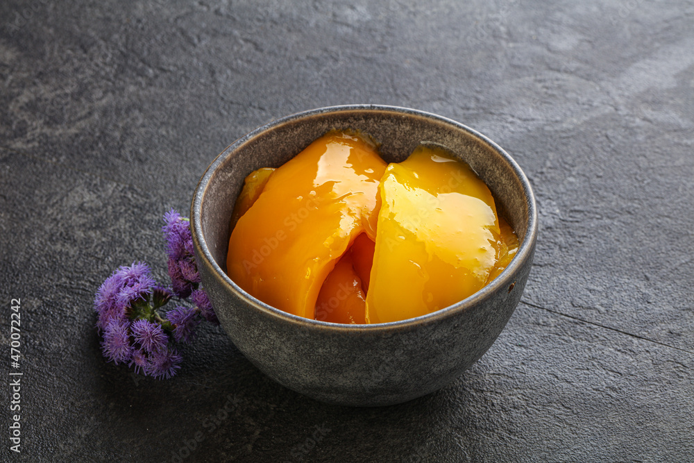 Sweet canned tropical fruit mango Sweet canned tropical fruit mango