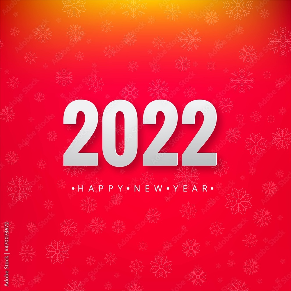 Elegant 2022 new year card celebration background