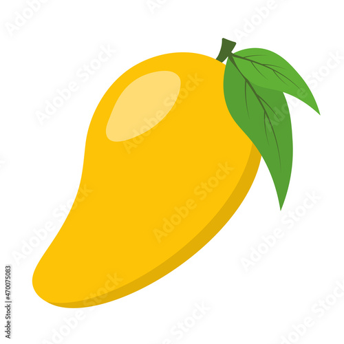 Mango icon cartoon animation clip art vector illustration