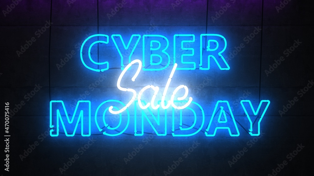 Neon Sign Cyber Monday Sale Neon Sign Cyber Monday Sale