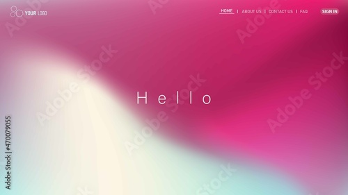 Landing page background, Website UI Background, Abstract background. Eps10 vector