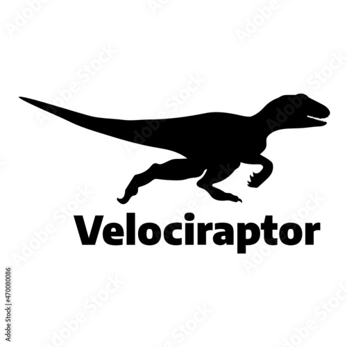 Velociraptor Dinosaur Silhouette bundle