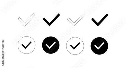 checkmark icons for web design
