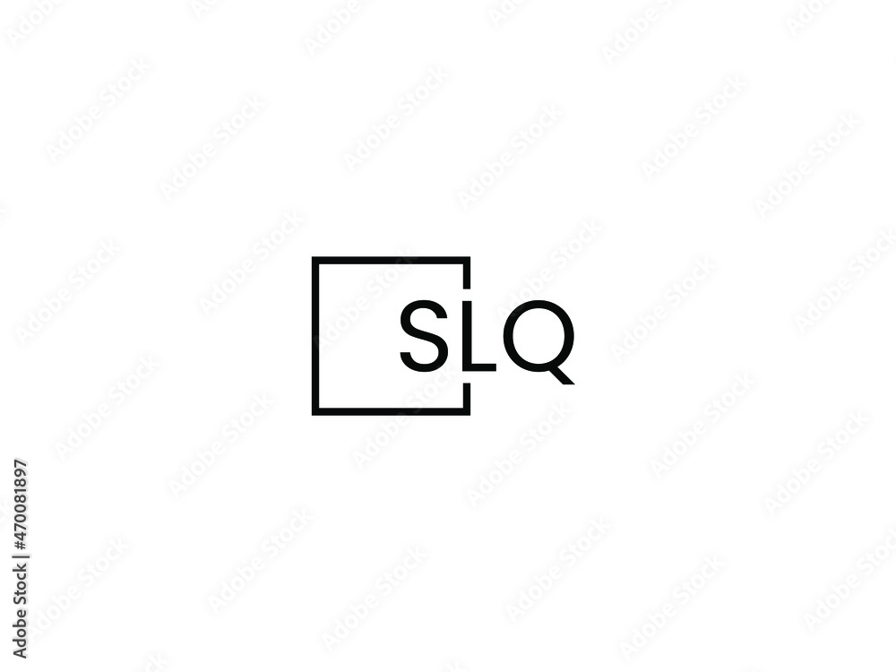 SLQ letter initial logo design vector illustration SLQ letter initial logo design vector illustration