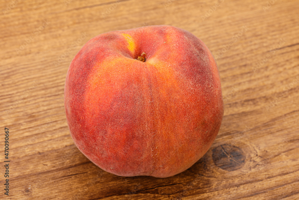 Fresh ripe sweet peach fruit