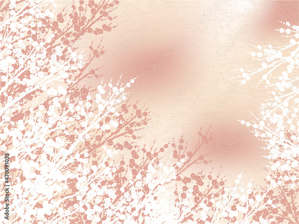 Obraz premium 和風柄 背景イラスト素材