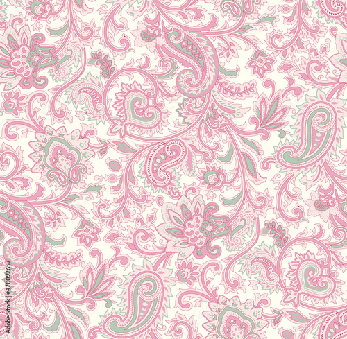 This is a high class paisley motif pattern. which is  use on brand style textilling and marriage card or etc