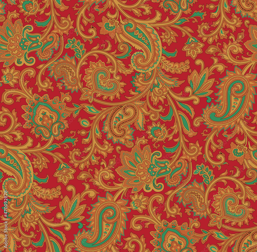 This is a high class paisley motif pattern.
which is  use on brand style textilling and marriage card or etc