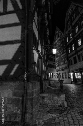 Fachwerk in der Nacht